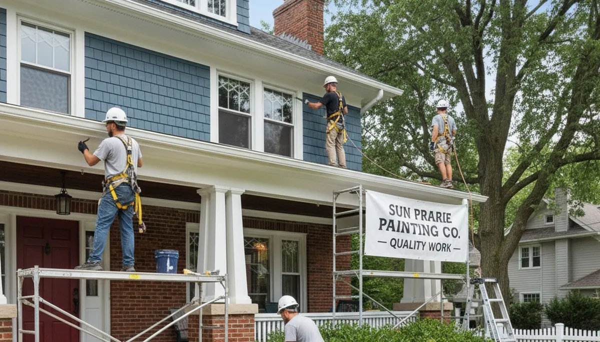 Painting company service area in Madison, WI for residential and commercial projects